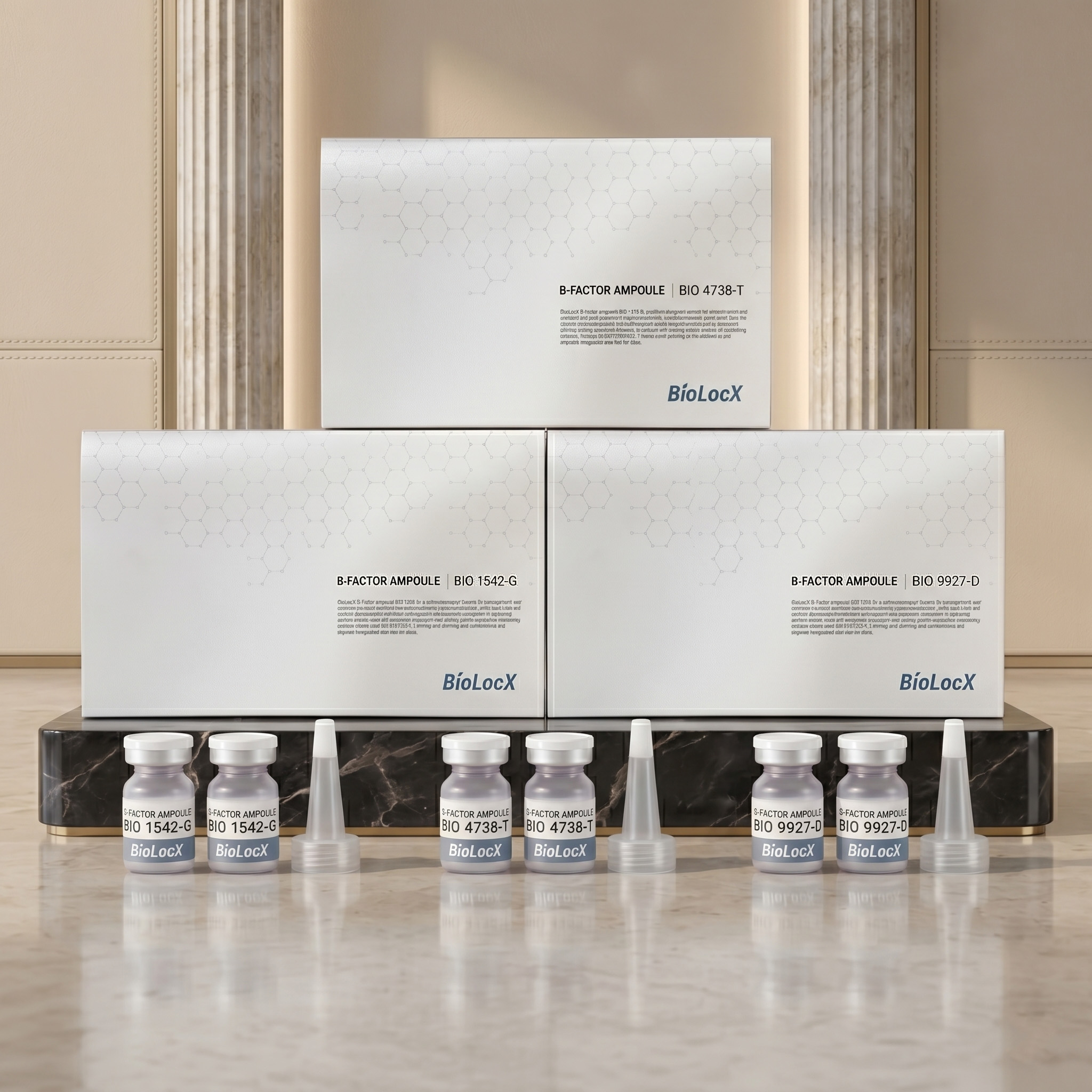 B-Factor Tri-R ampoule range - Reset, Revive, Reinforce