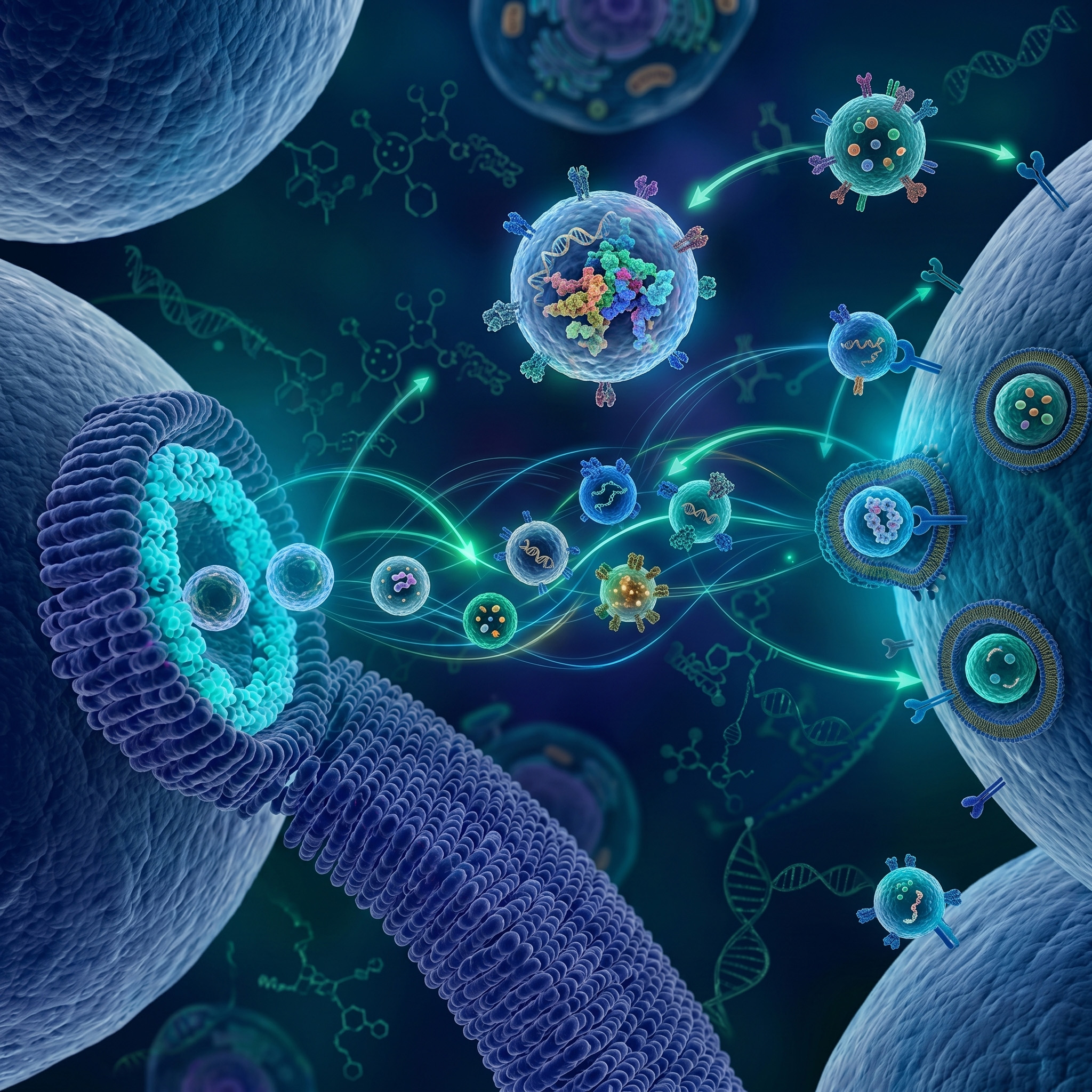 Exosome science 3D visualization